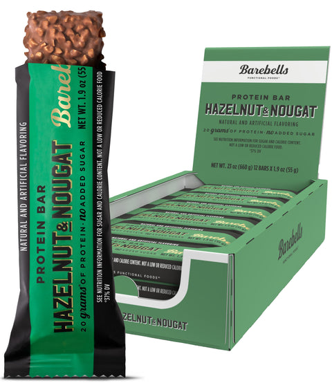 BOX - Barebells Protein  Hazelnut Nougat 12x55g