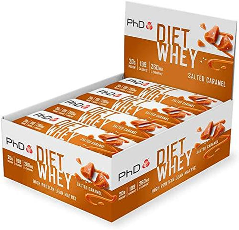 BOX - PHD Diet Whey SALTED CARAMEL  12x63g