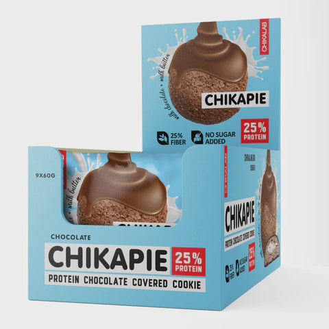 BOX -CHIKAPIE cookie  milk Chocolate 9x60 g