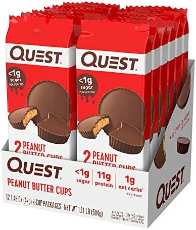 BOX -Quest Protein Cup Peanut Butter 12x42G