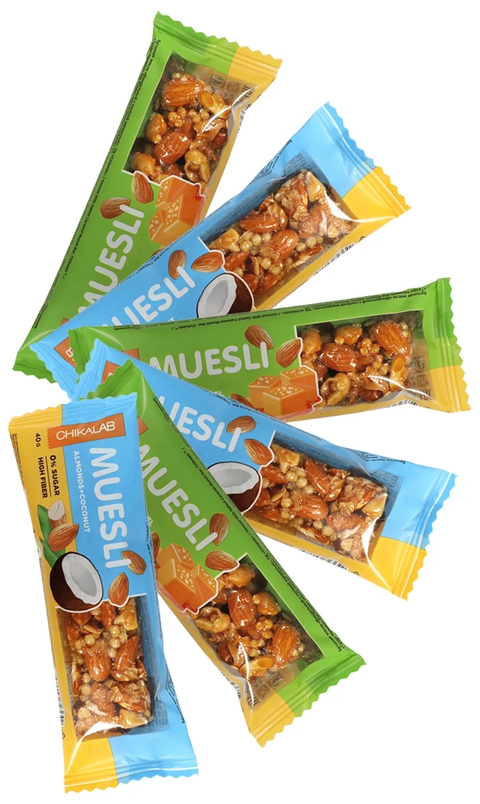 Chikalab Muesli Almond 40 G