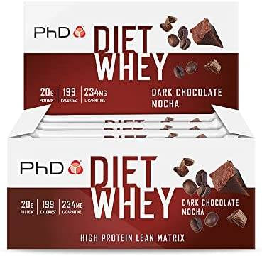 BOX -PHD Diet Whey Dark Choc Mocha12x63G