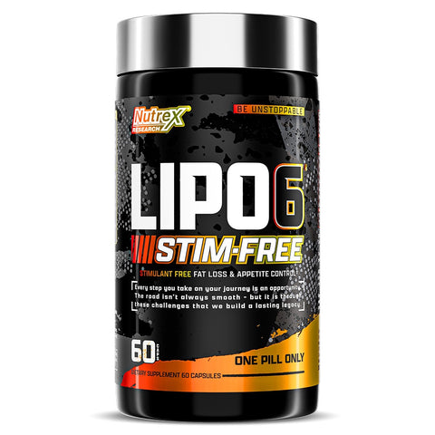 Nutrex Research, Lipo6, Stim-Free, 60 Capsules