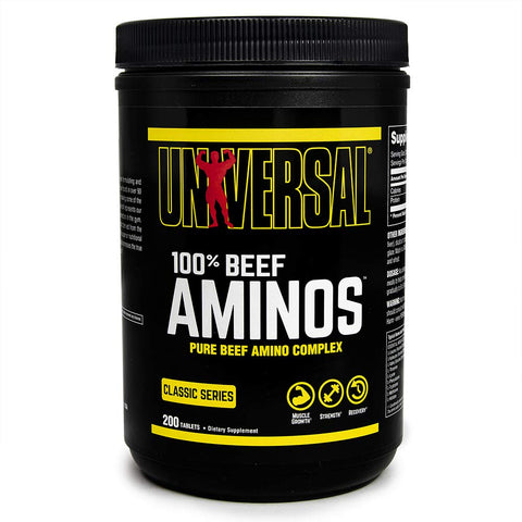 Universal Nutrition 100% Beef Aminos - 200 Tablets