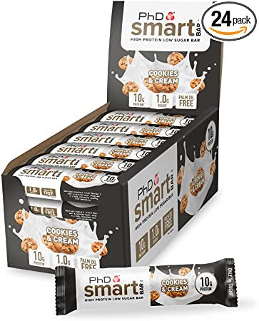 BOX - PHD Smart Bar  Cookies & Cream 24x32 G