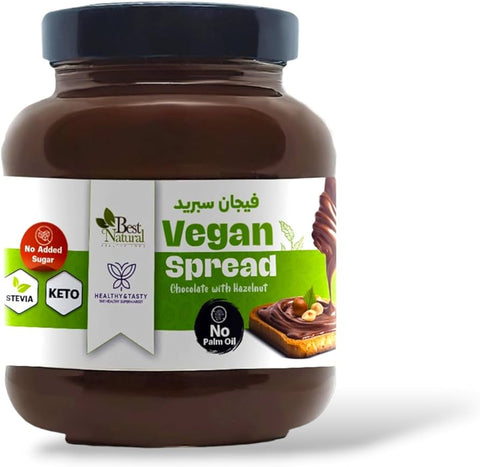 Best Natural vegan spread  cho & hazelnut 350 g