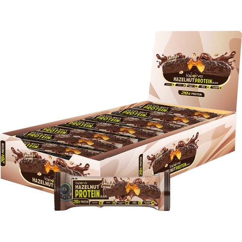 BOX - LAPERVA CRUNCHY HAZELNUT CARAMEL BAR 18x60g