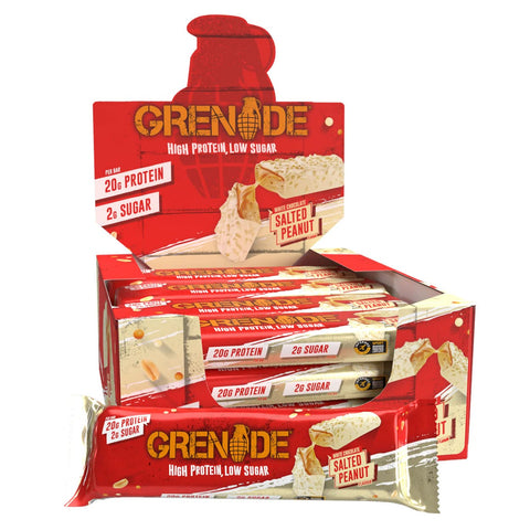 BOX -Grenade High Protein  Salted Peanut 12X60 G