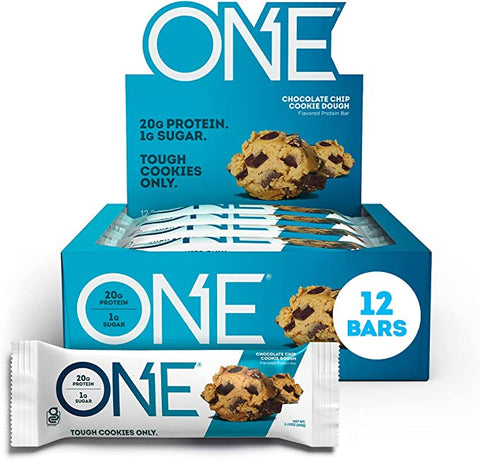 BOX - ONE Protein Bar Chocolate CHIP Cookie Dough 12X60 G