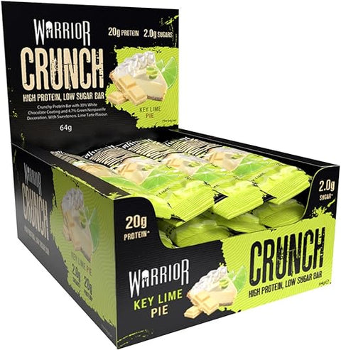 BOX - Warrior Crunch Bar  KEY LIME PIE 12X64 G