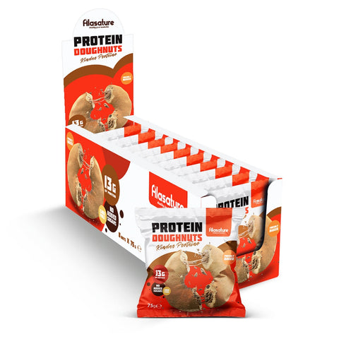 BOX - ALASATURE Protein Donuts Kinder Peatuina 8X75G