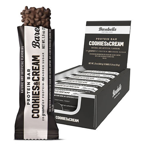 BOX - Barebells Protein  Cookies & Cream 12x55g