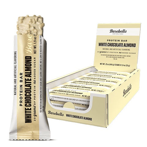 BOX - Barebells Protein  White Chocolate Almond 12x55g