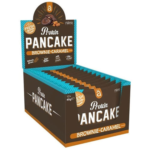 BOX -NANO Protein Pancake  Brownie Caramel 12x45 g