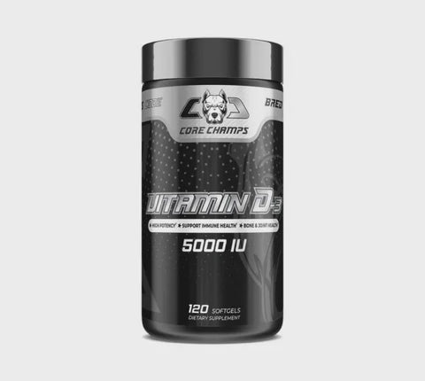 CORE CHAMPS VITAMIN D3 5000IU 120SOFTGELS