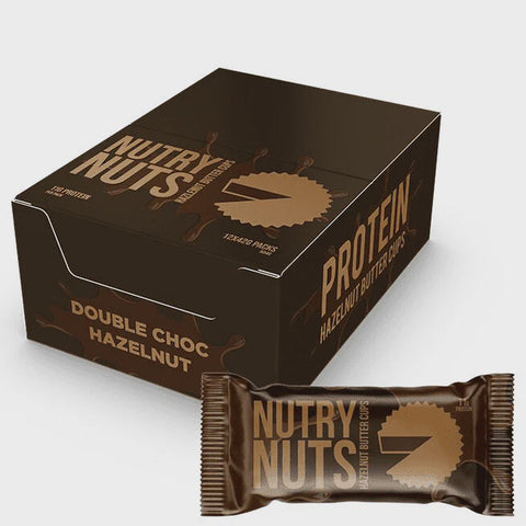 BOX - Nutry Nuts Protein Cups Double Choc Hazelnut Butter 12 x 42G