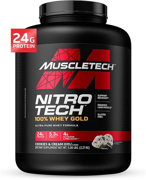 MT NITRO TECH   WHEY GOLD 5.5 LBS