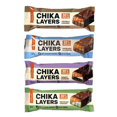 CHIKALAB Glazed Protein Bar Layers 60 g