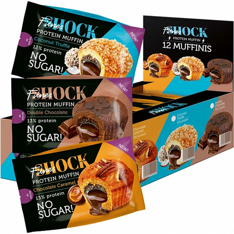 FitnesShock Maffin with filling 50G