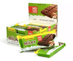 BOX - SNAQ FABRIQ Milky Chocolate & HAZELNUTS 30x55g