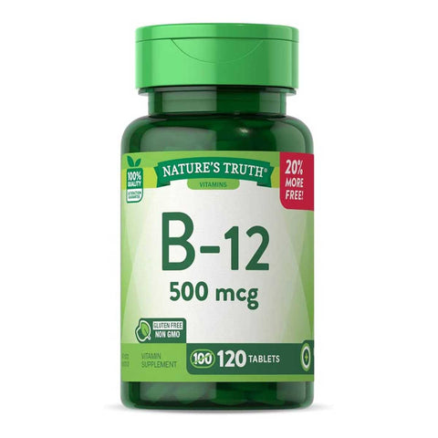 NATURES TRUTH B-12 500MG 120TABLETS