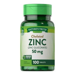 NATURES TRUTH ZINC 50MG 100TABLETS