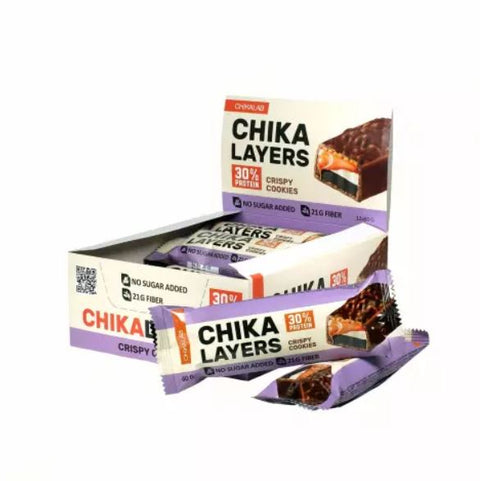 BOX -CHIKALAB Protein Bar Layers Crispy Cookies 20x60 g