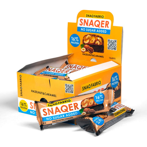 BOX - SNAQ FABRIQ  Hazelnuts And Caramel 30X50G