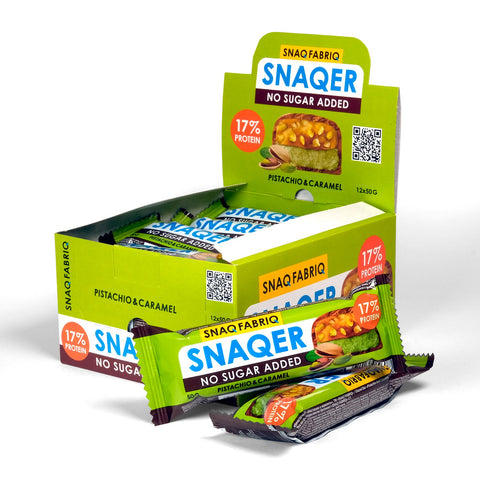 BOX - SNAQ FABRIQ  Pistachio And Caramel 30X50 G